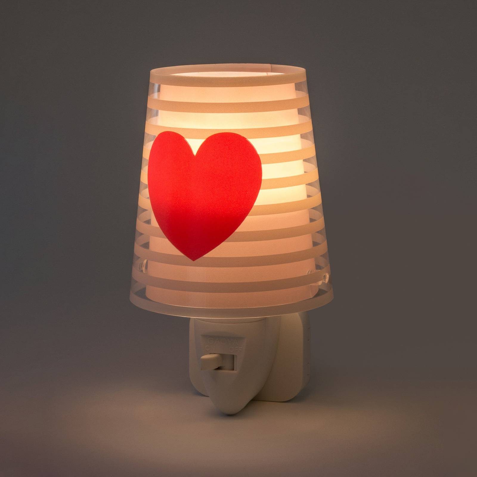 Lasten LED-yövalo Light Feeling, roosa