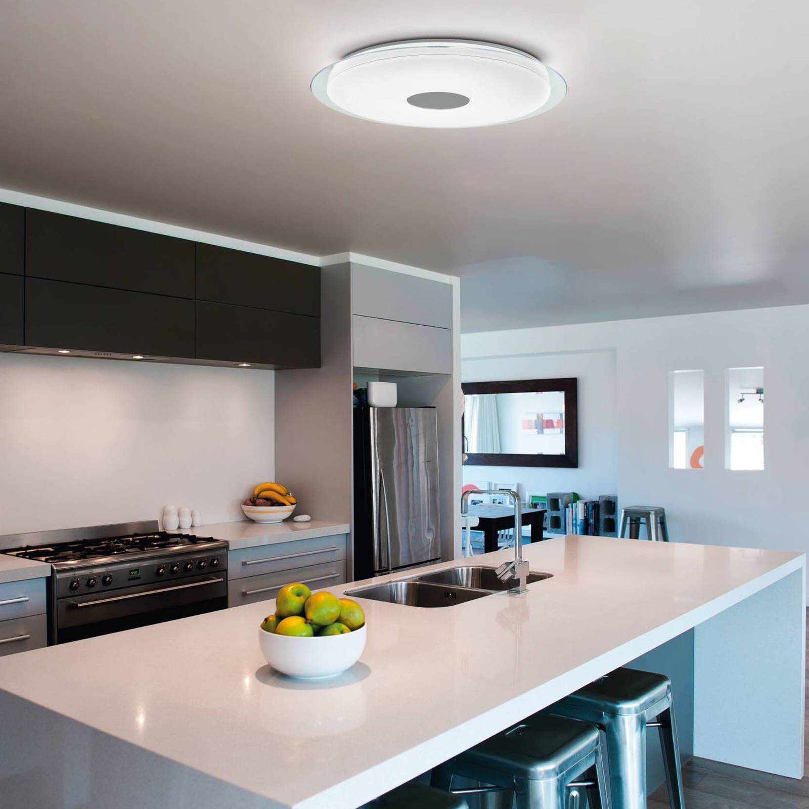 EGLO connect Lanciano-C -LED-kattovalaisin Ø 77cm