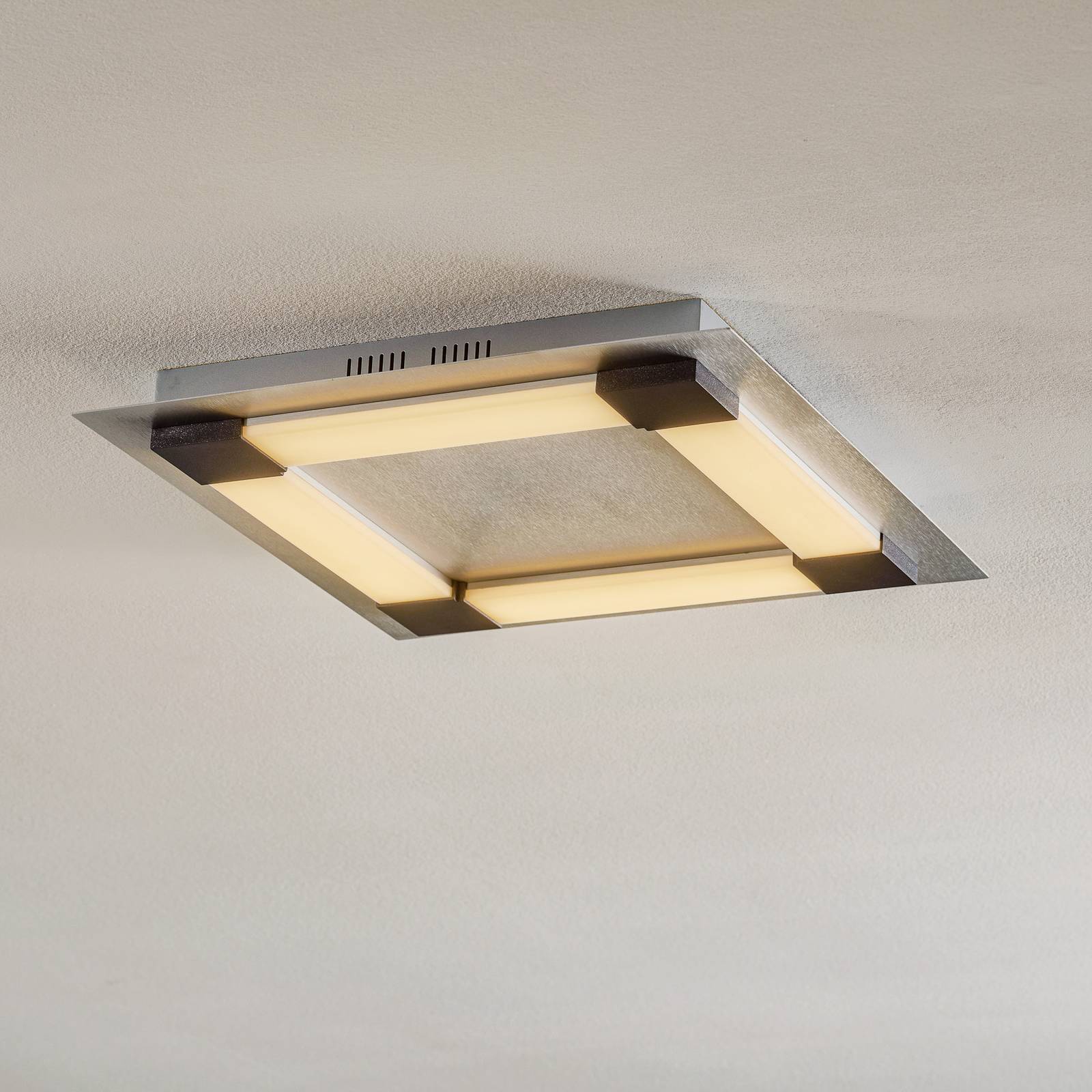 Bopp Plain -LED-kattovalaisin 48x48 cm, älyohjaus