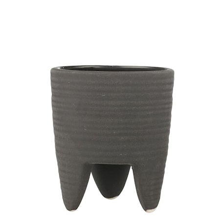 Kukkaruukku Belle 15cm Musta