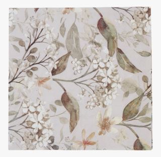 Florals paperiservetit moniväri/beige