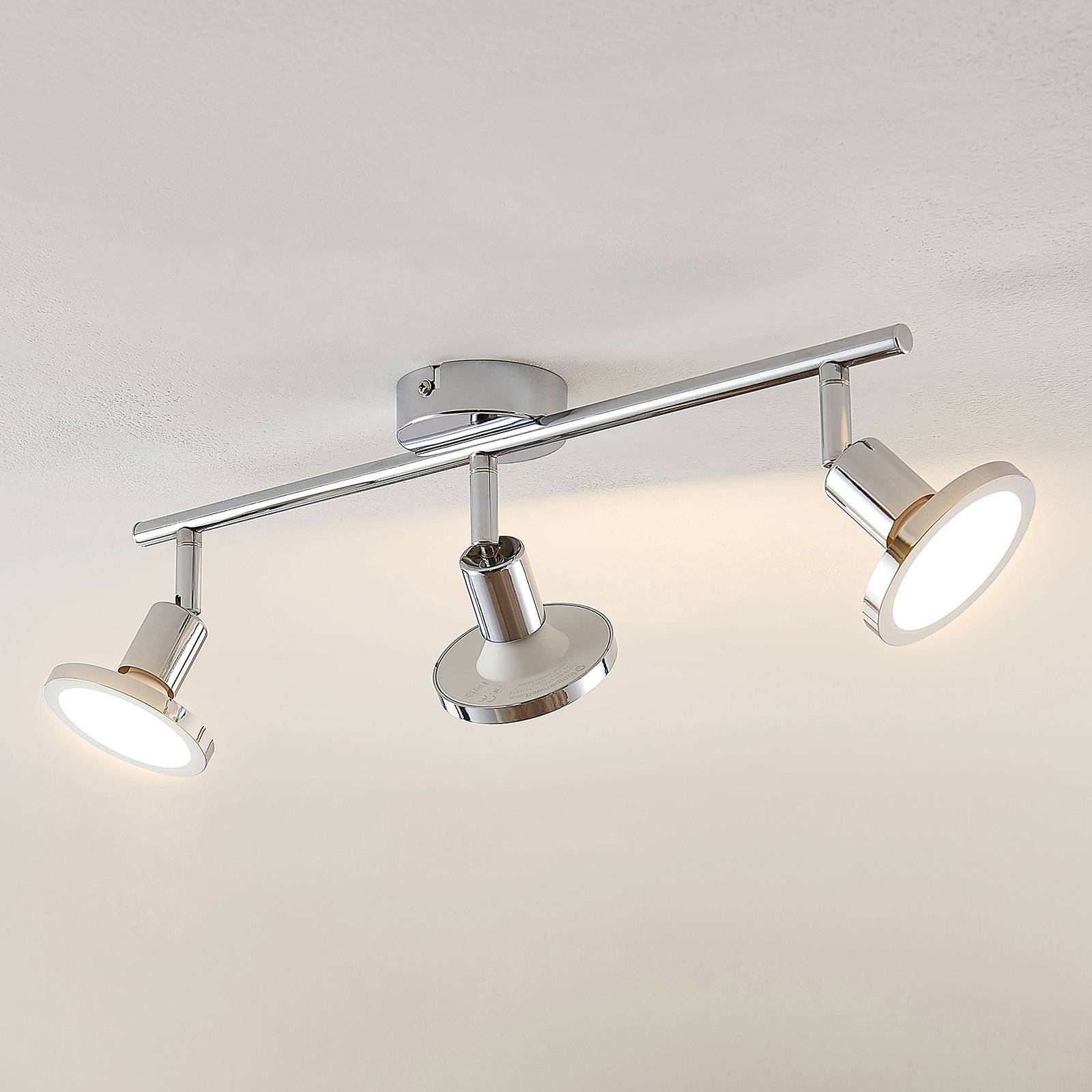 Lindby Ayden LED -kattovalaisin, kolmilamppuinen