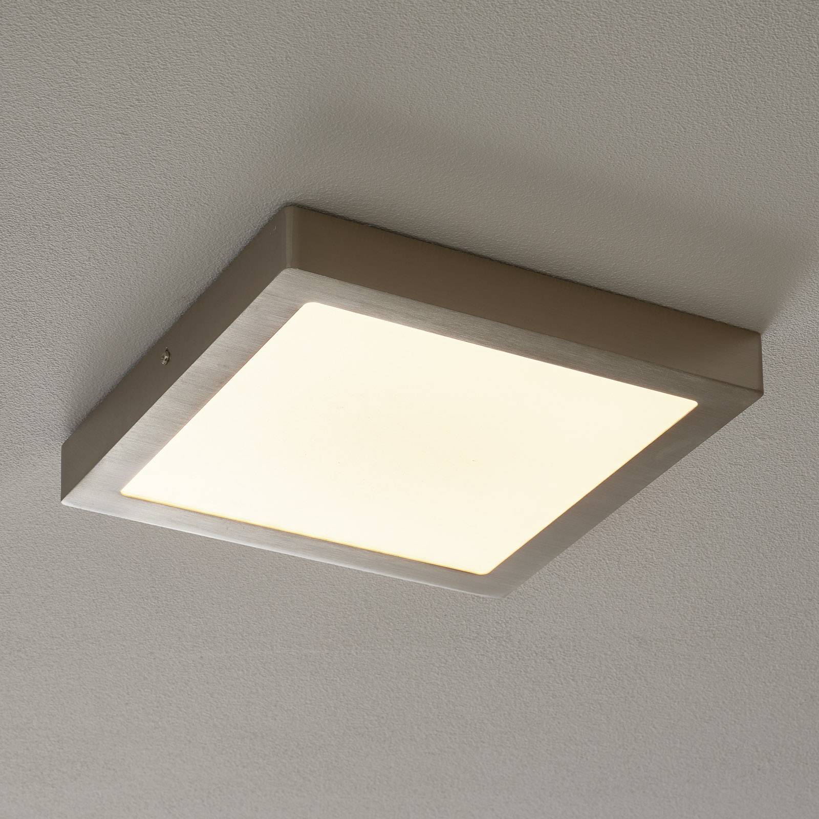 Fueva Connect - LED-kattovalaisin 30 cm nikkeli