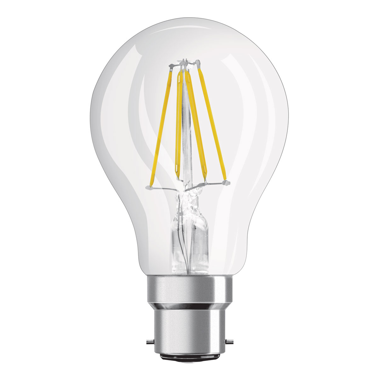 OSRAM-LED-lamppu B22d Superstar 827 7W dim kirkas