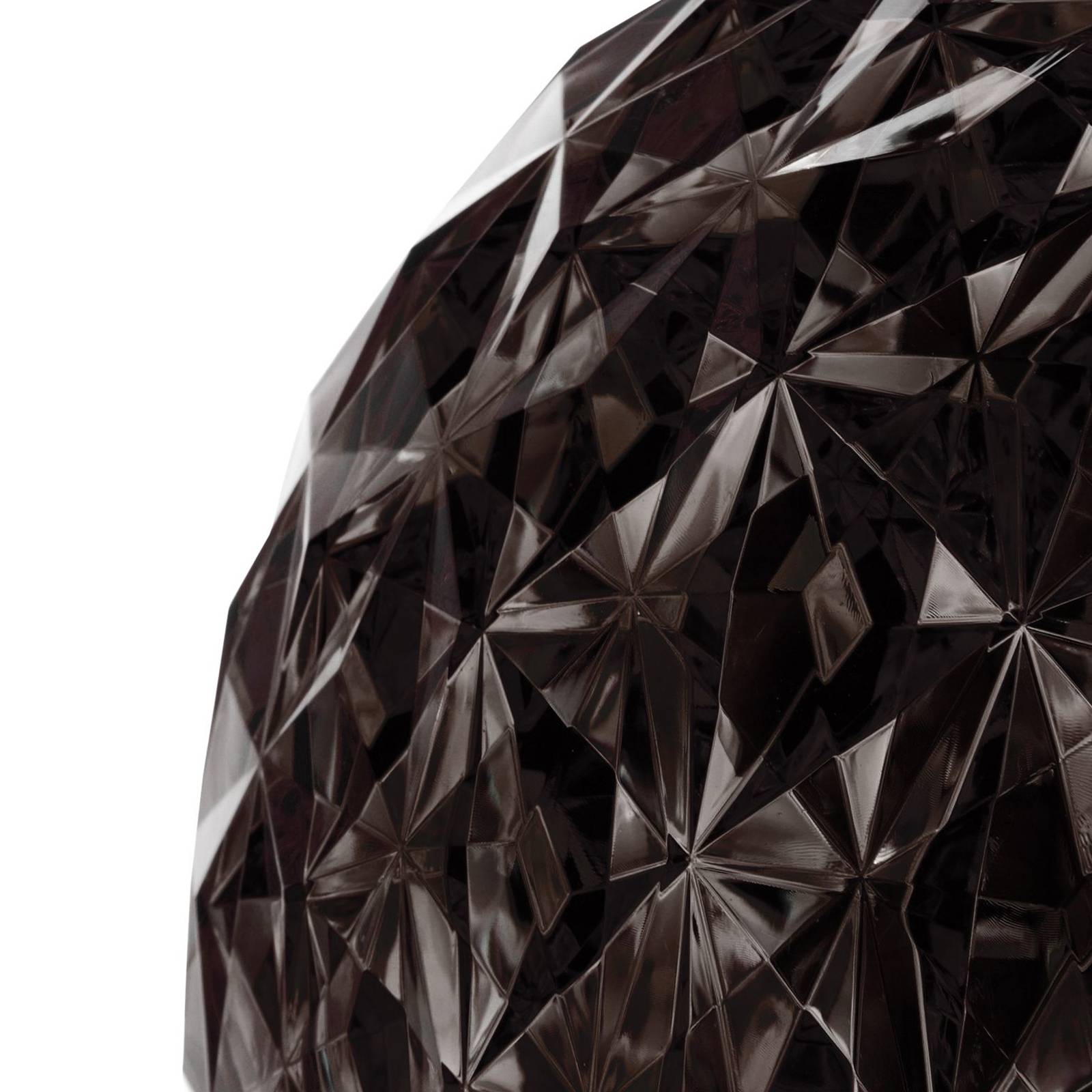 Kartell Planet -LED-pöytälamppu pyöreä, harmaa