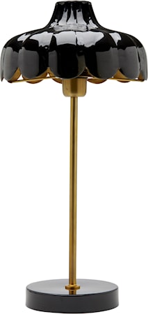 Wells Pöytävalaisin Musta/valkoinen 50cm