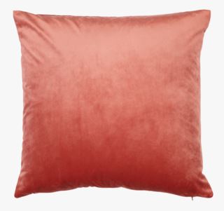 Mali velour koristetyyny terrakotta