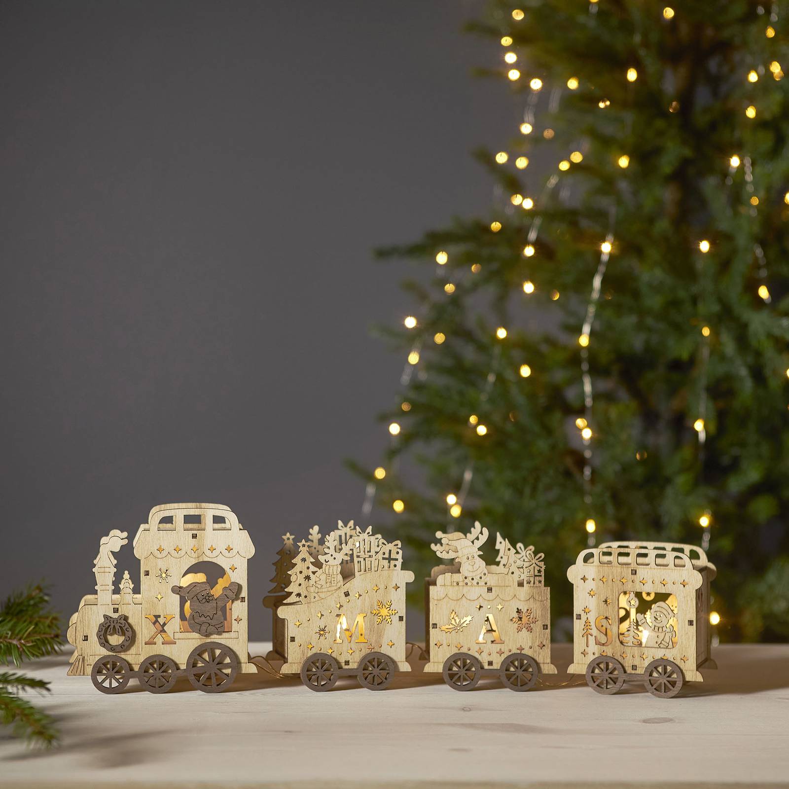 Yuletide-LED-koristevalaisin, joulujuna