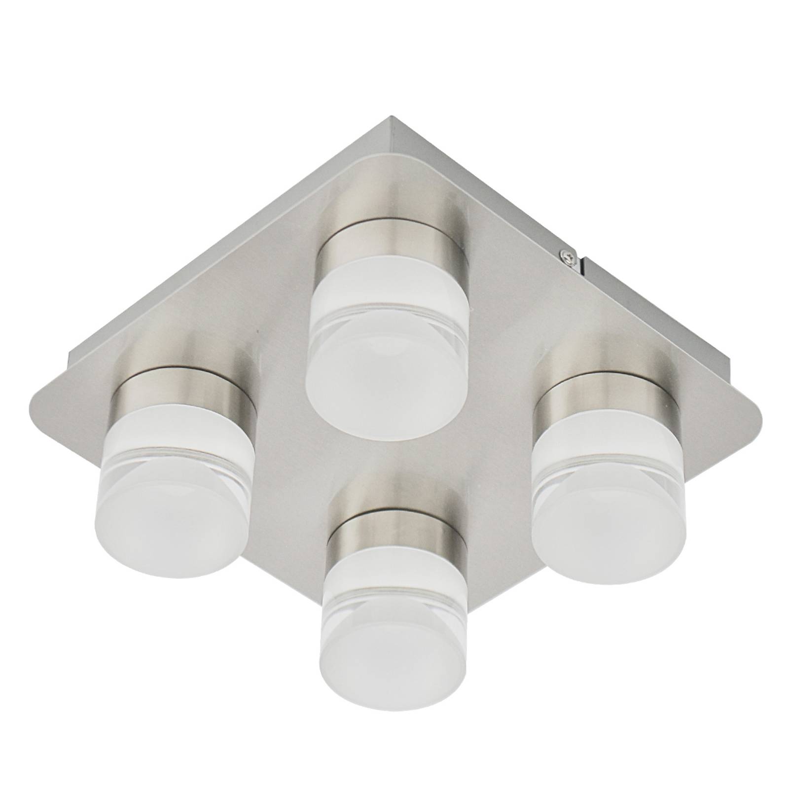LED-kattovalaisin Stefanie, 4-lamppuinen, teräs