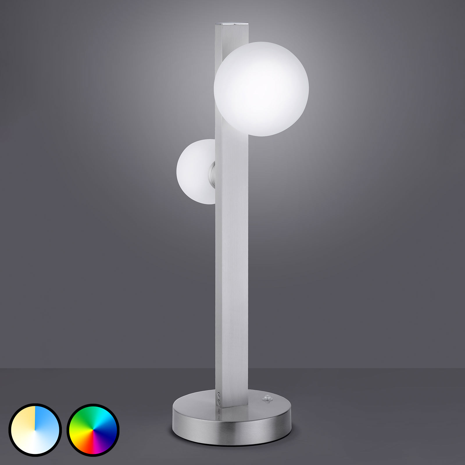 Trio WiZ Dicapo -LED-pöytälamppu, 2-lamppuinen