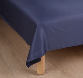 Soft Satin aluslakana sininen