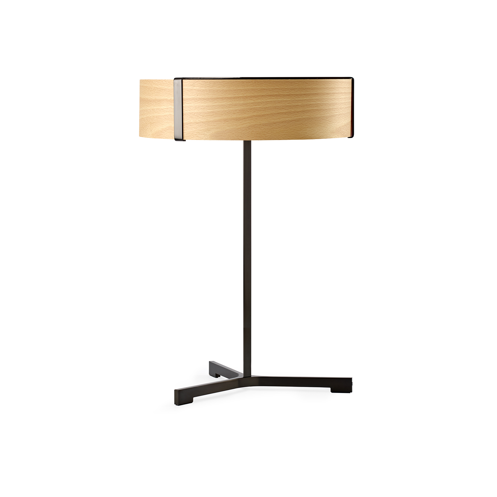 LZF Thesis -LED-pöytälamppu, musta/pyökki