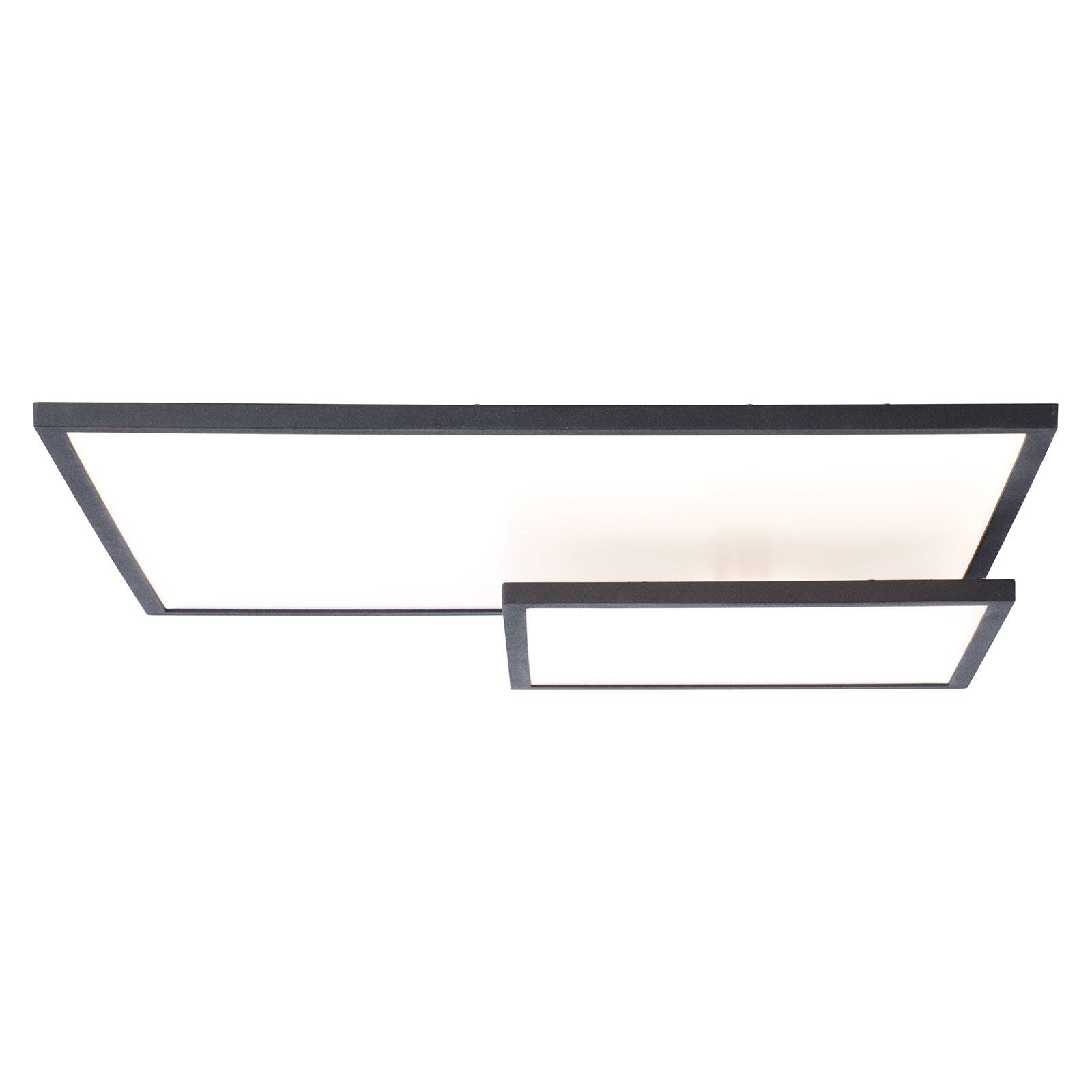 Bility-LED-kattovalo, pituus 62 cm, musta kehys