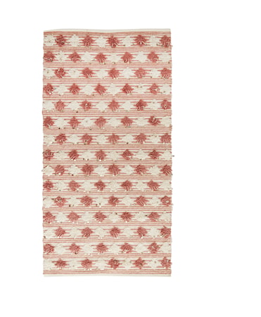 Matto 170x90 cm - Dusty rose/offValkoinen