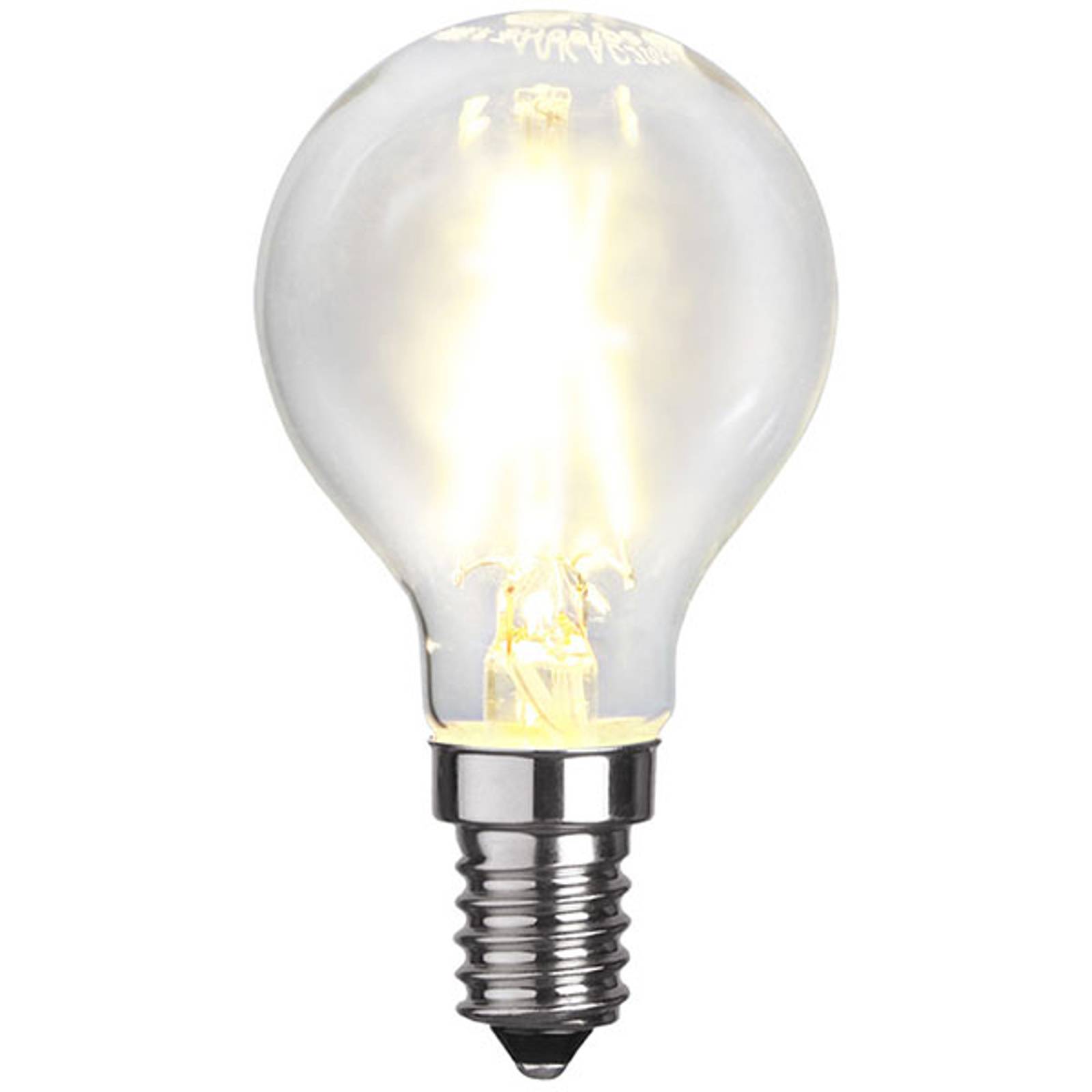 LED-golfpallolamppu E14 P45 2W 2700K filament