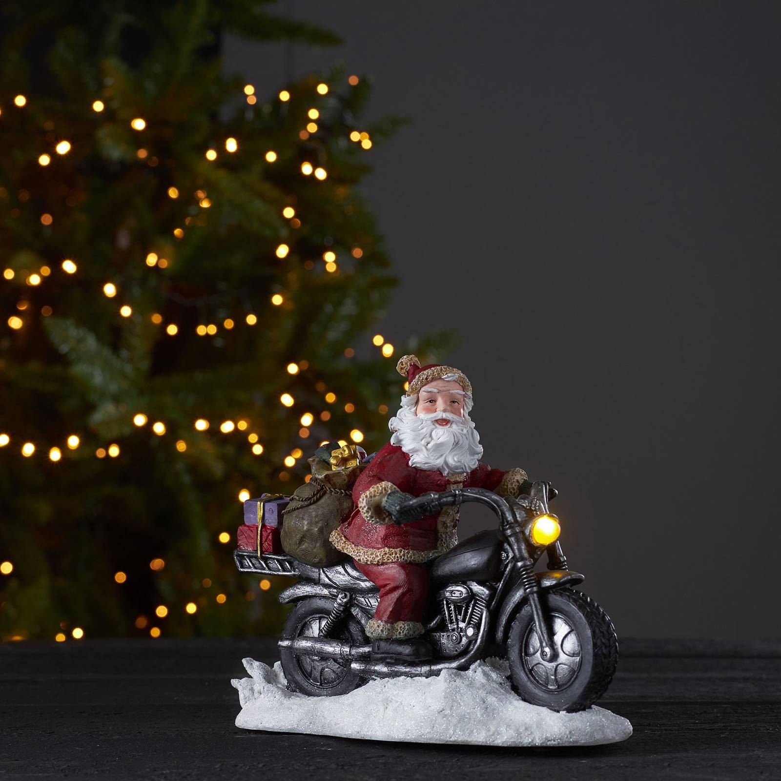 Merryville-LED-koristevalo, joulupukki