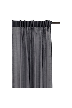 Verhot Dalsland laskostusnauhalla 145x290cm Harmaa