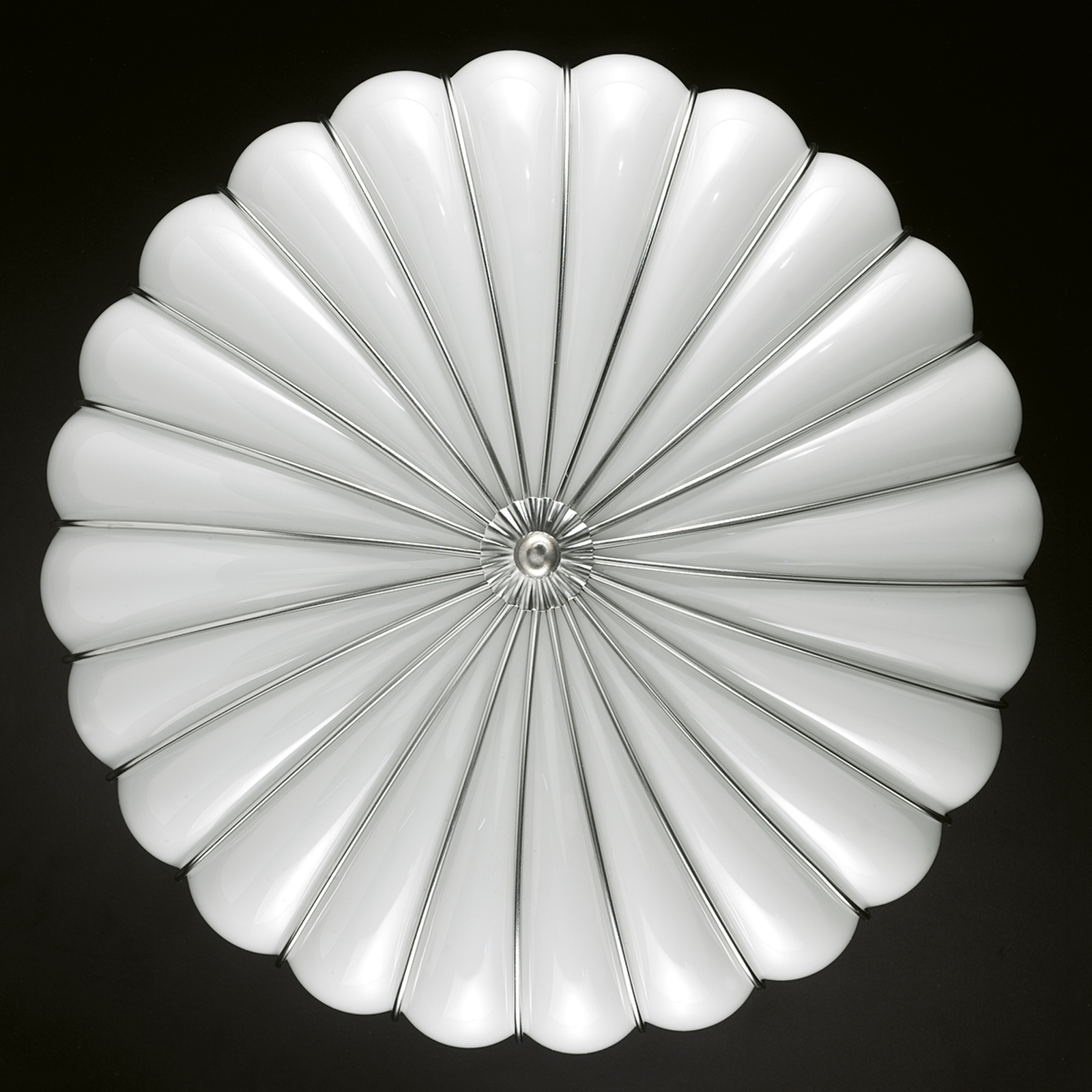 Valkoinen Giove-kattovalaisin, 48 cm