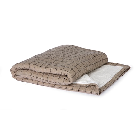 Checkered Sherpa Viltti 130 x 170 cm