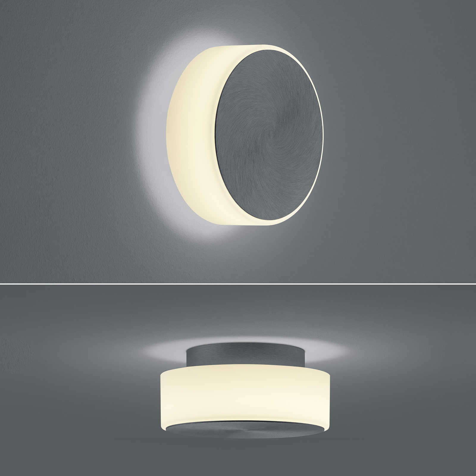 BANKAMP Button LED-seinävalo 15,5cm antrasiitti