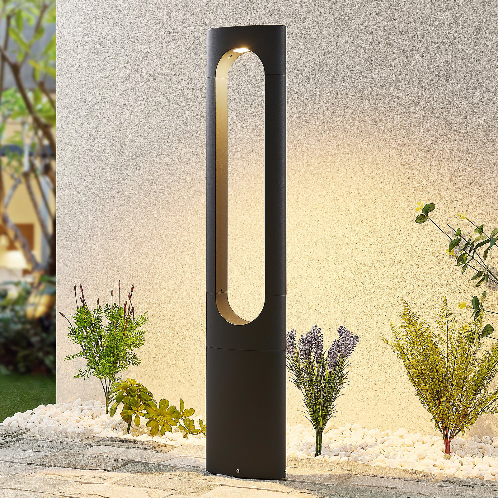 Lucande Fenti -LED-pylväsvalaisin, 90 cm