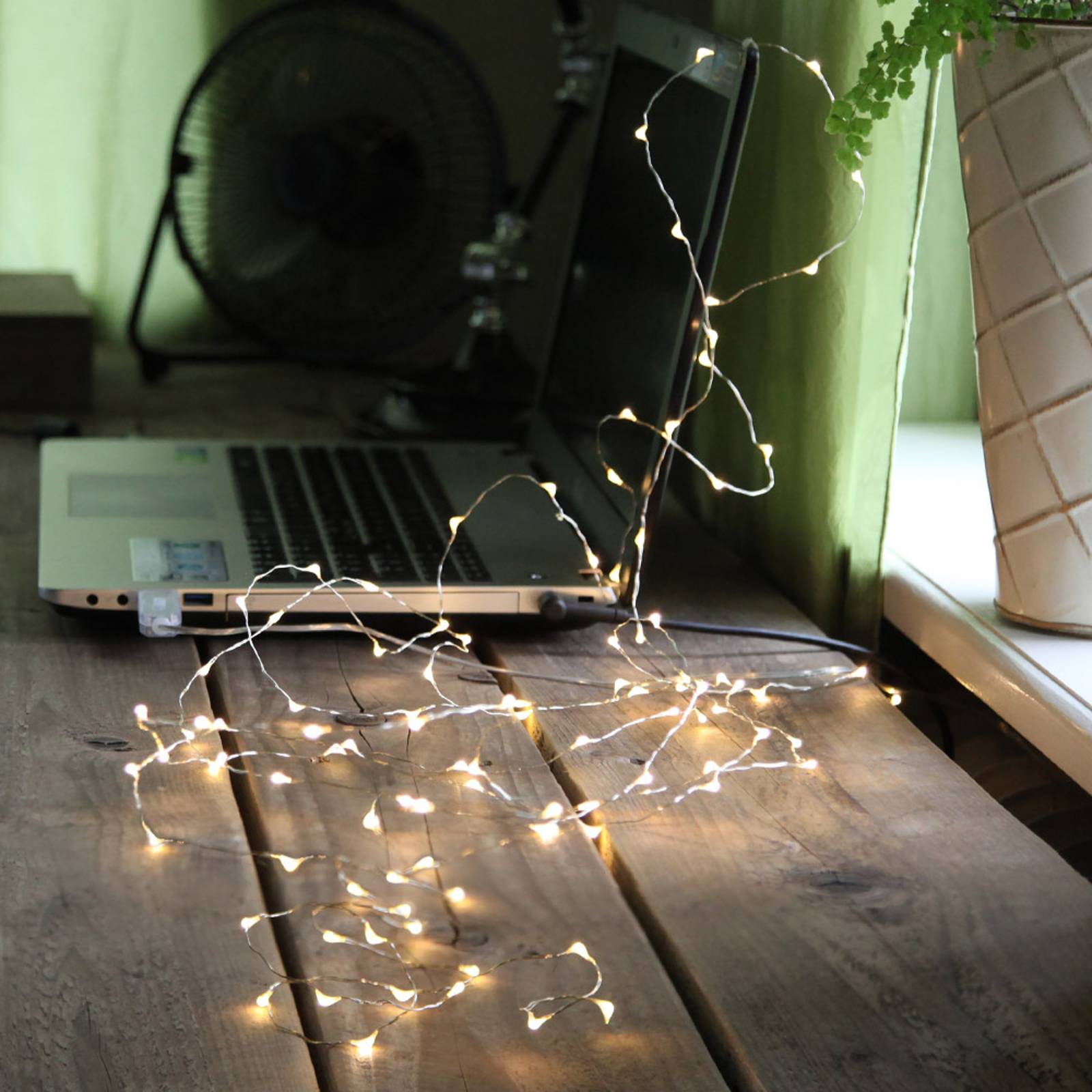 USB-liitännällä - LED-valoketju Dew Drop