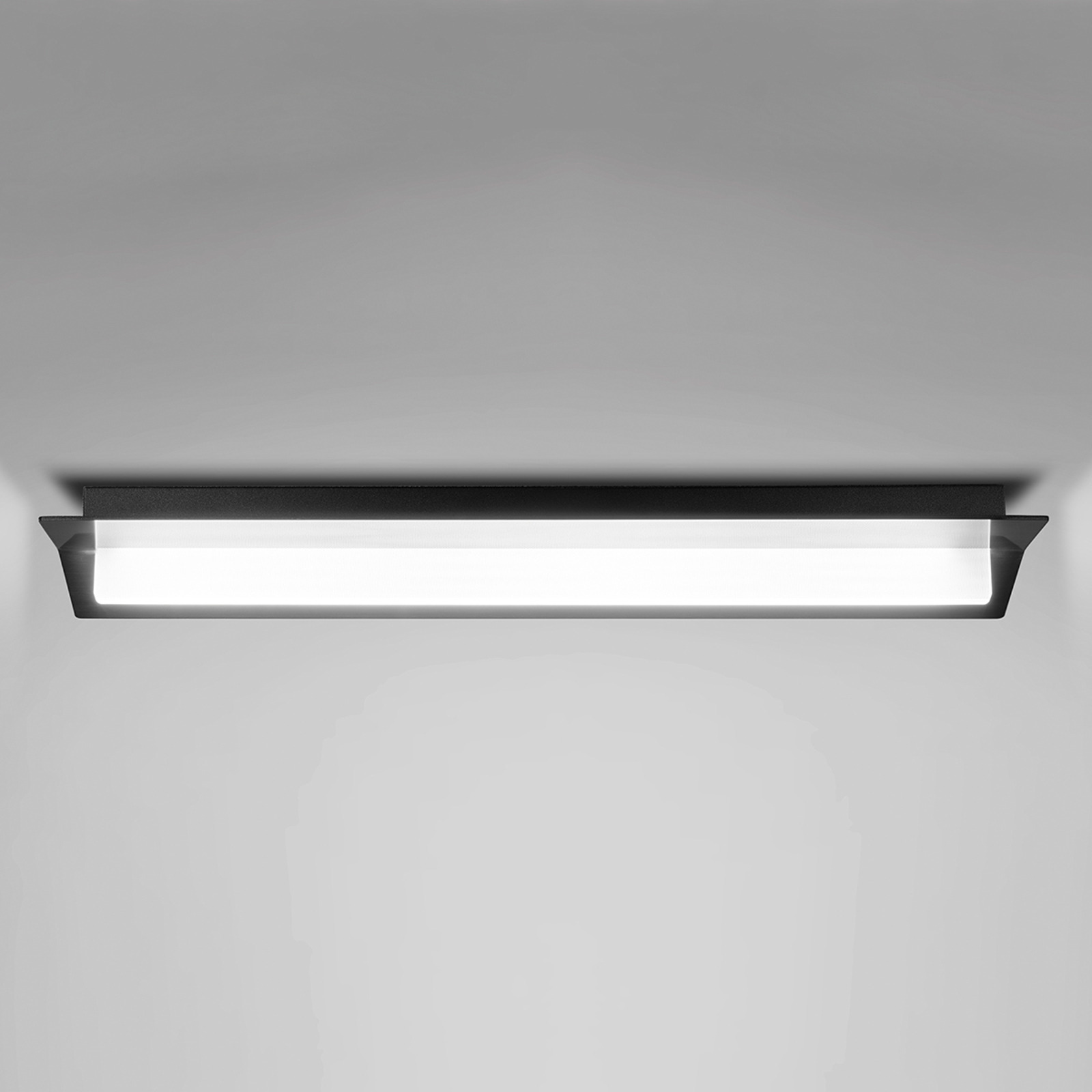 Mustalla ulkoasulla - LED-kattovalaisin Flurry_S