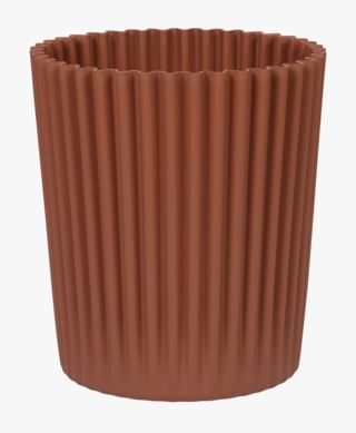 Vita terracotta kukkaruukku terrakotta