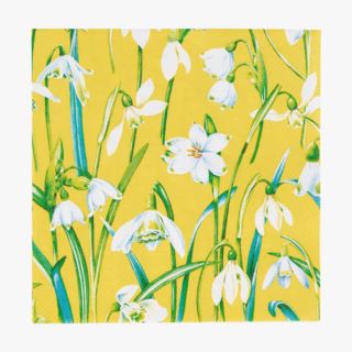 Lily paperiservetit keltainen