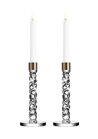 Carat Kynttilänjalka messinkiä 24,2 cm 2-pack