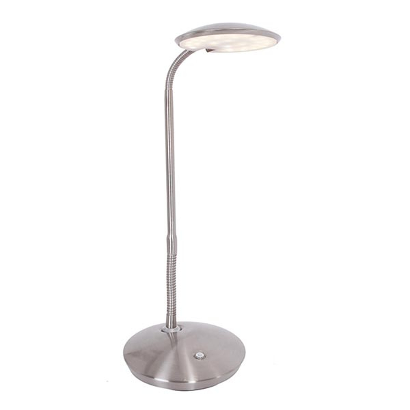 LED-pöytävalaisin Zenith himmentimellä, teräs