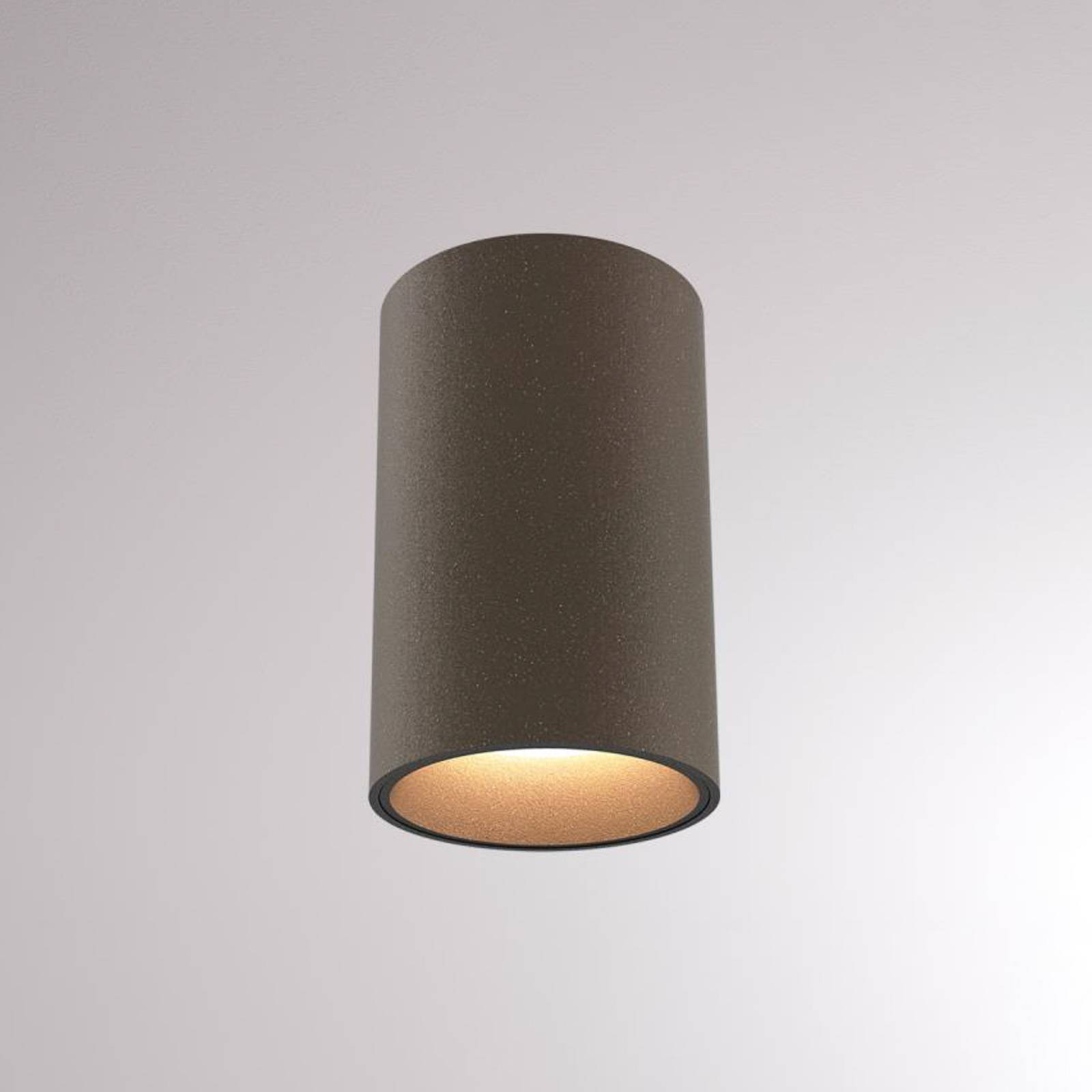 LOUM Atus Round -LED-kattovalaisin, terra