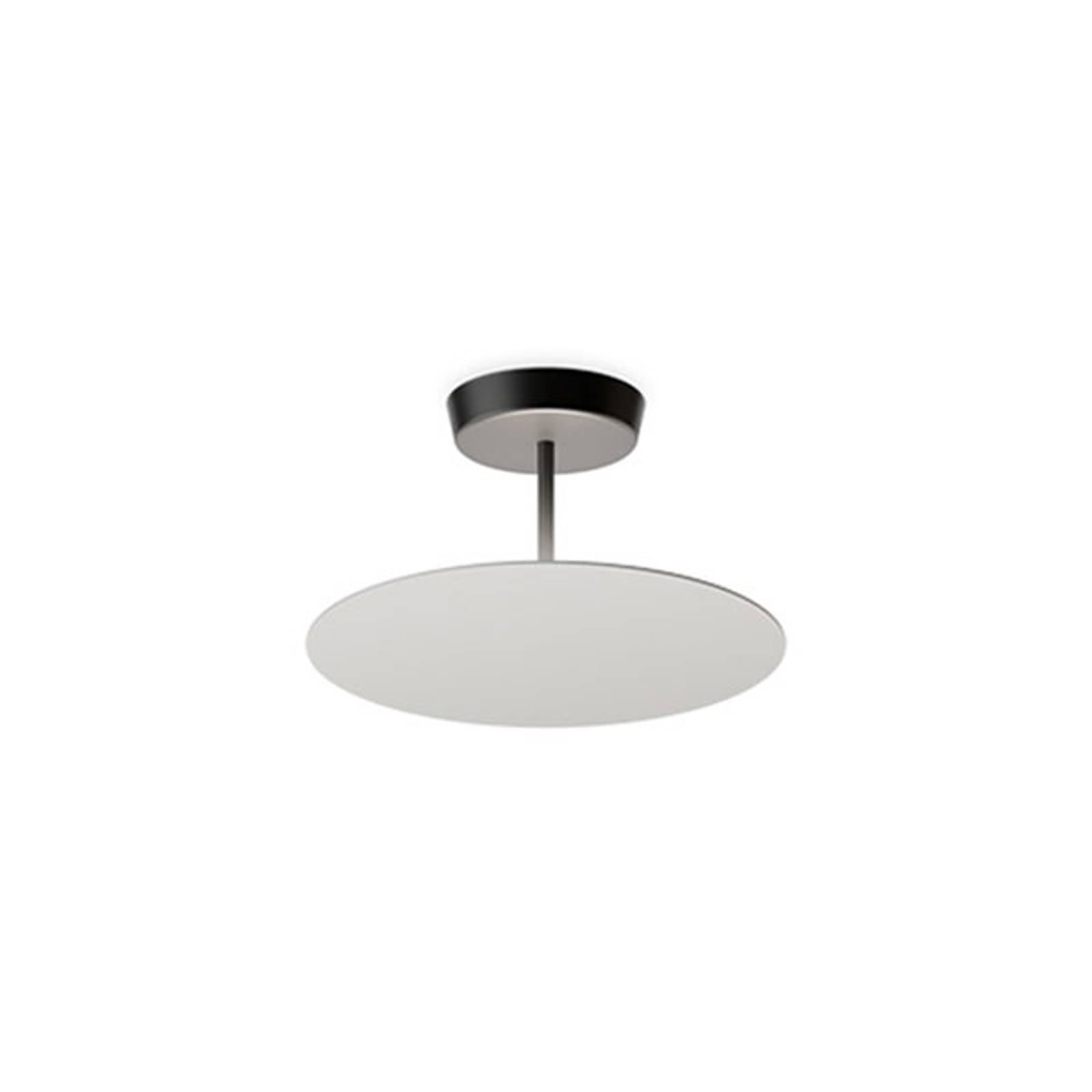 Vibia Flat -LED-kattovalaisin Ø 40 cm harmaa L1