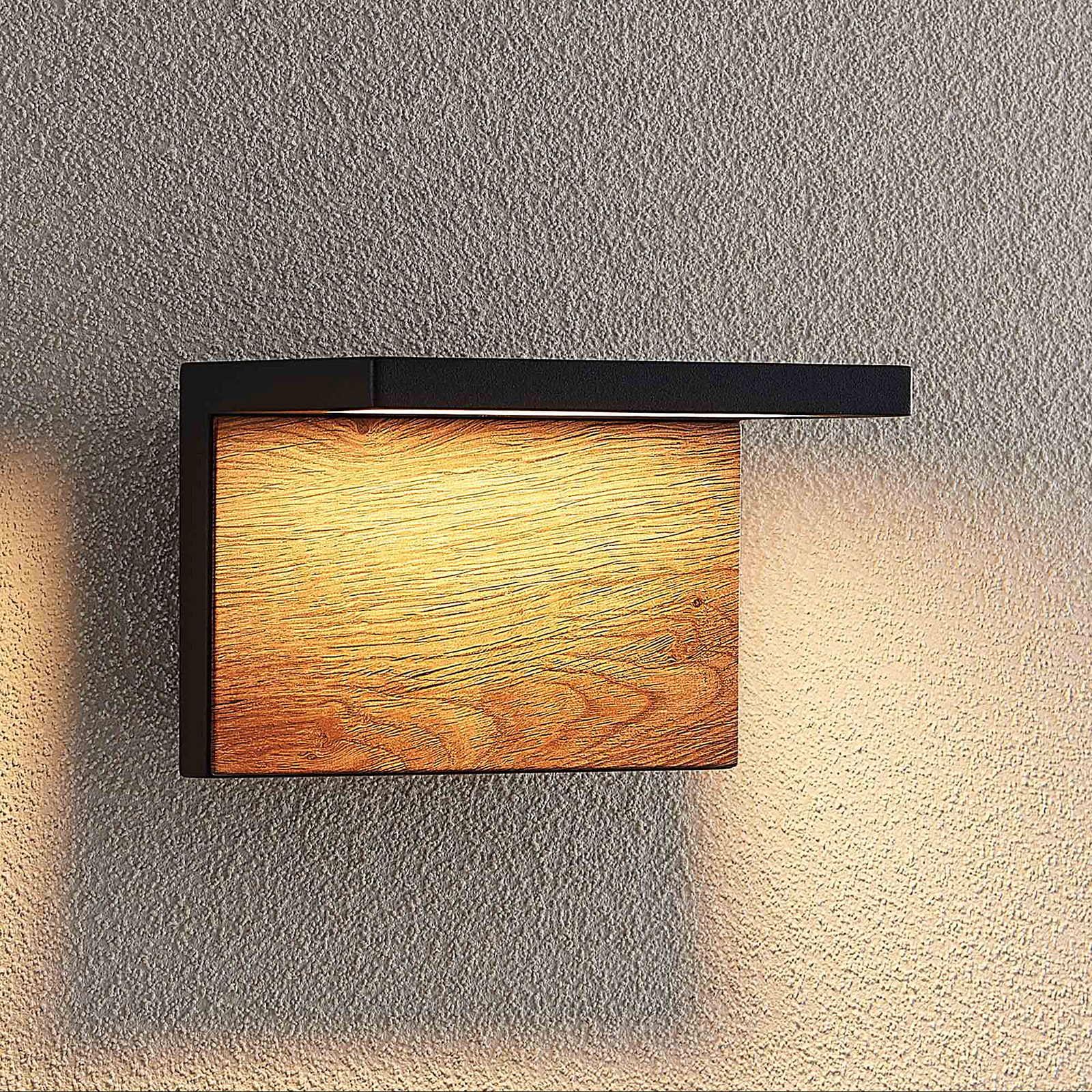 Lucande Lignus -LED-ulkoseinävalaisin