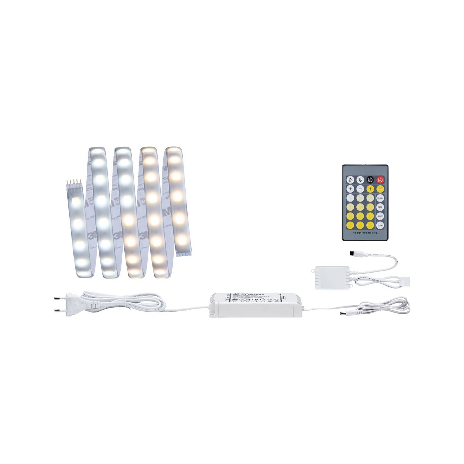 Peruspaketti MaxLED LED-nauha 150 cm valk. sääd.