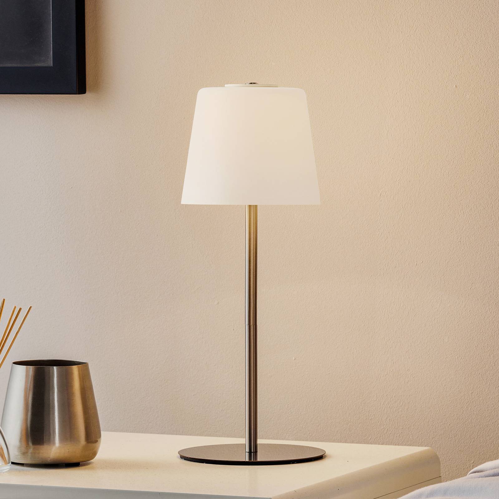 LED-pöytä Genk, akku ja kosketushimmennin