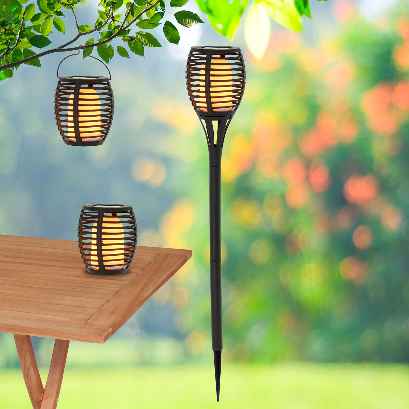 Fackel-LED-valo, maapiikki, 3in1