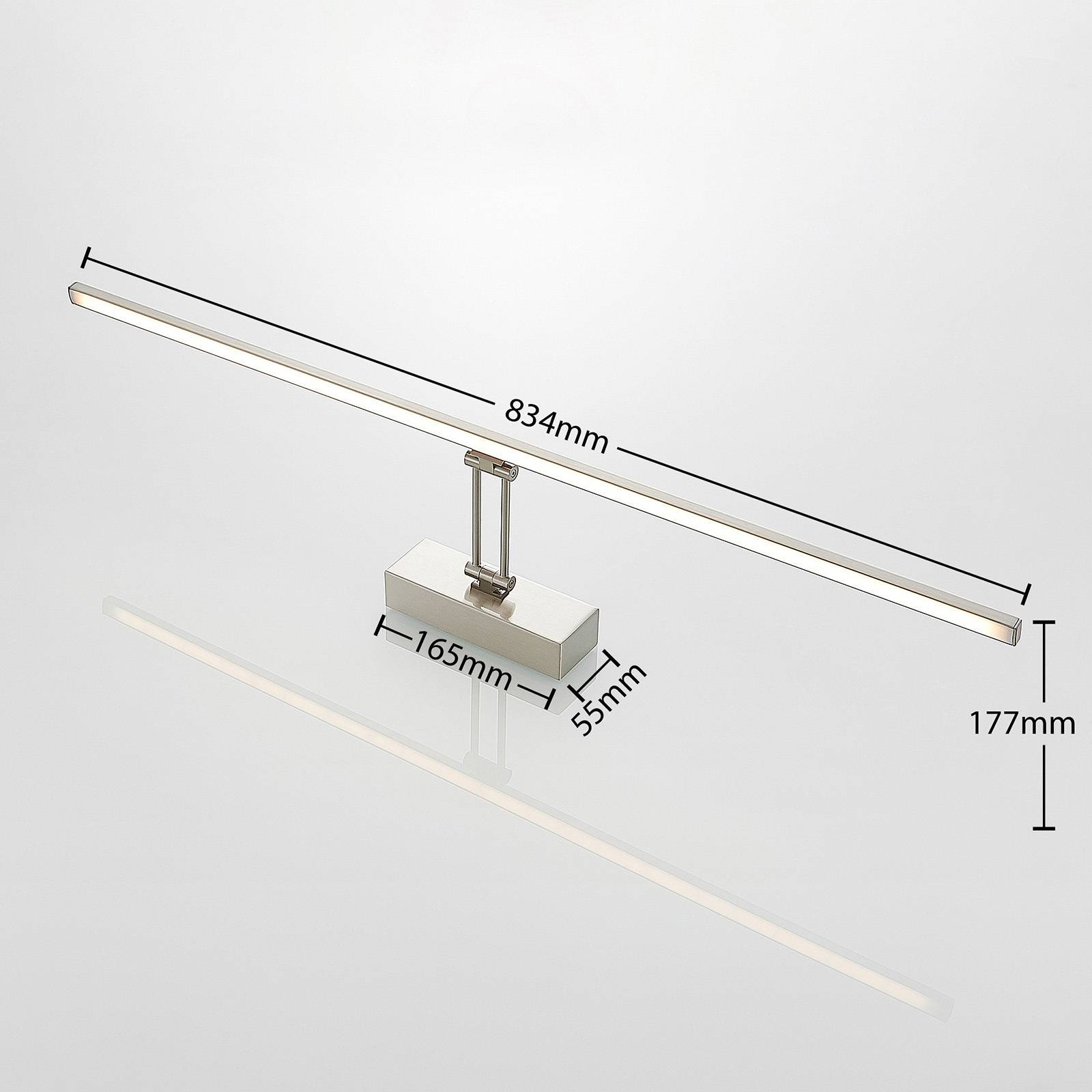 Lucande Thibaud -LED-tauluvalaisin, 83,4 cm