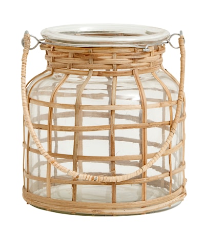 Bamboo Kynttilänjalka Lasi Small