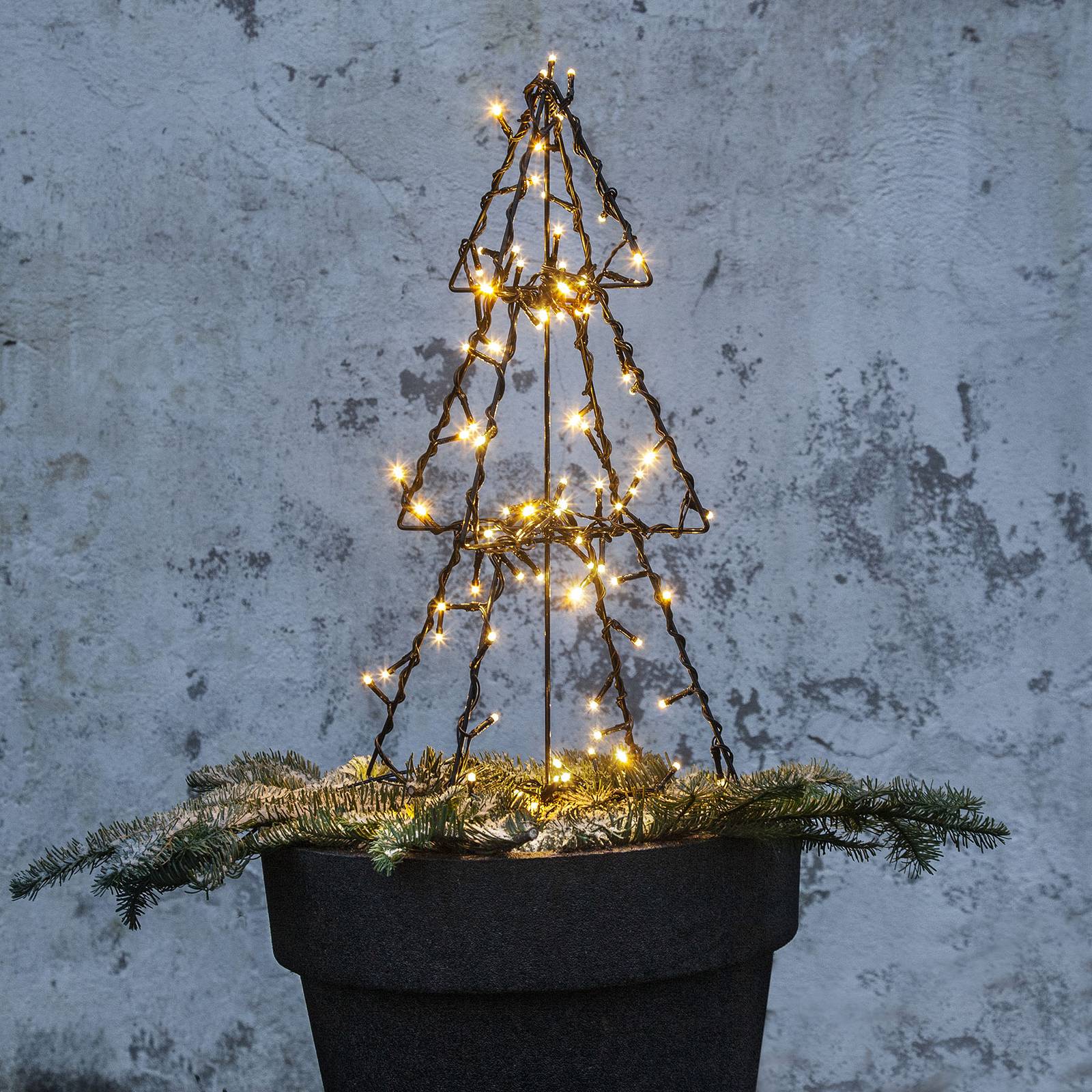 Light Tree Foldy -LED-ulkokoristevalo, 50 cm