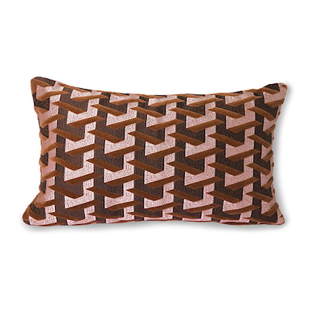 Geometric Tyyny Bordeaux 30 x 50 cm