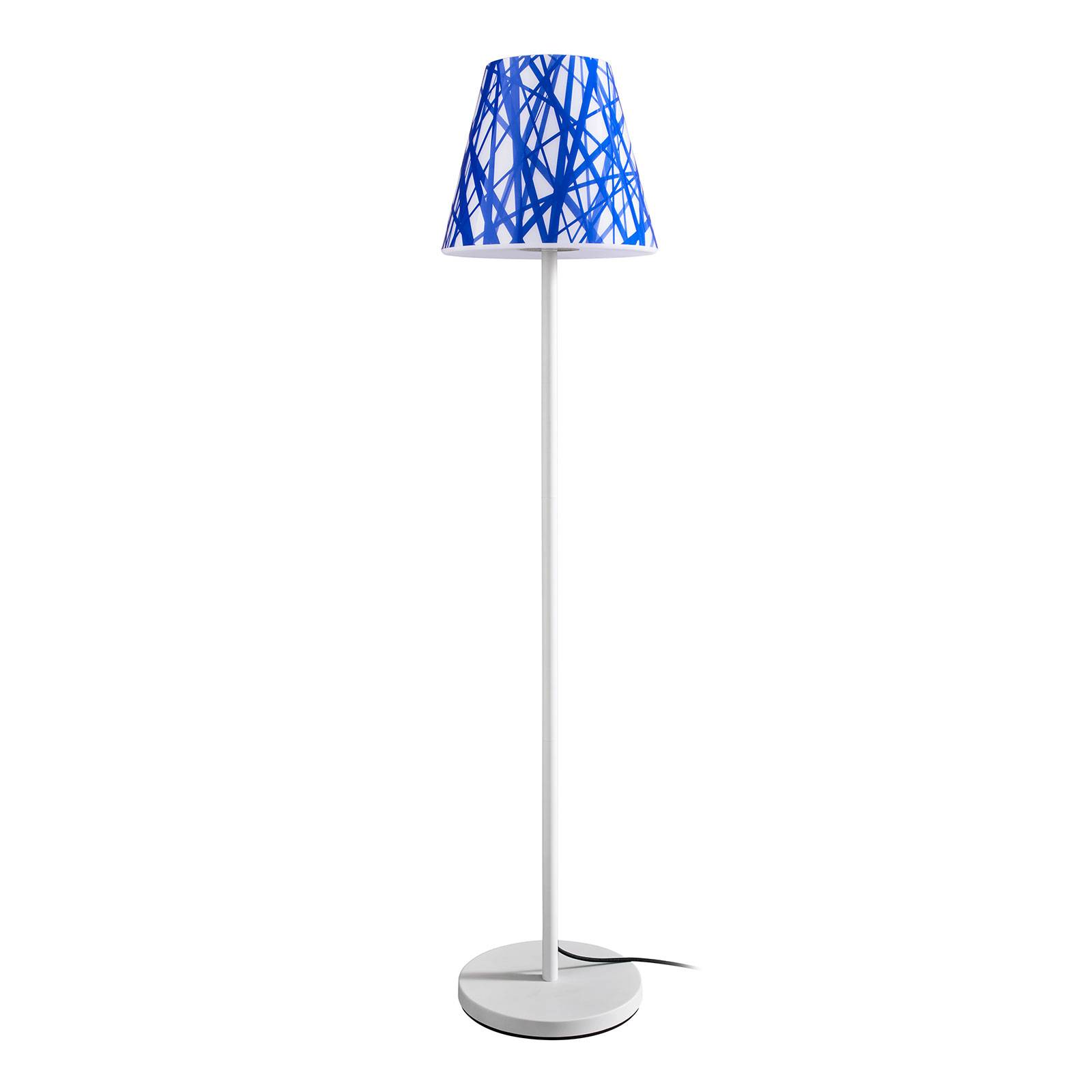 Swap Outdoor -lattiavalo, blue lines -varjostin