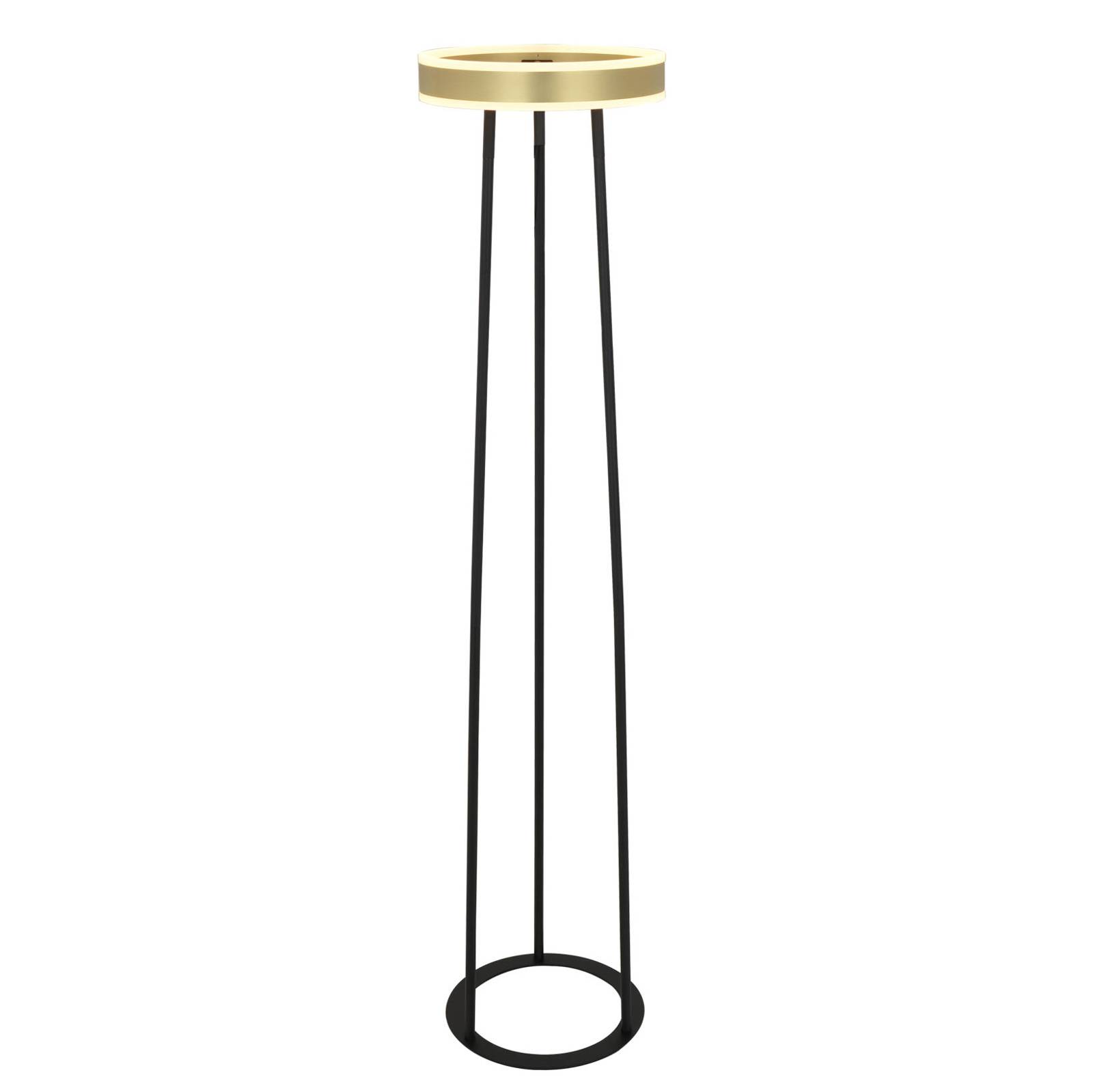 Lucande Seppe -LED-lattiavalo, messinki