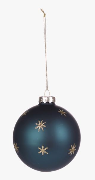 Starsy green joulupallo tummanvihreä