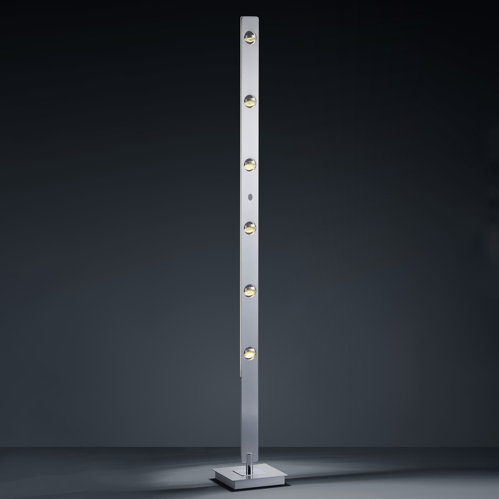 BANKAMP Caro LED-lattiavalo eletunnistin alumiini