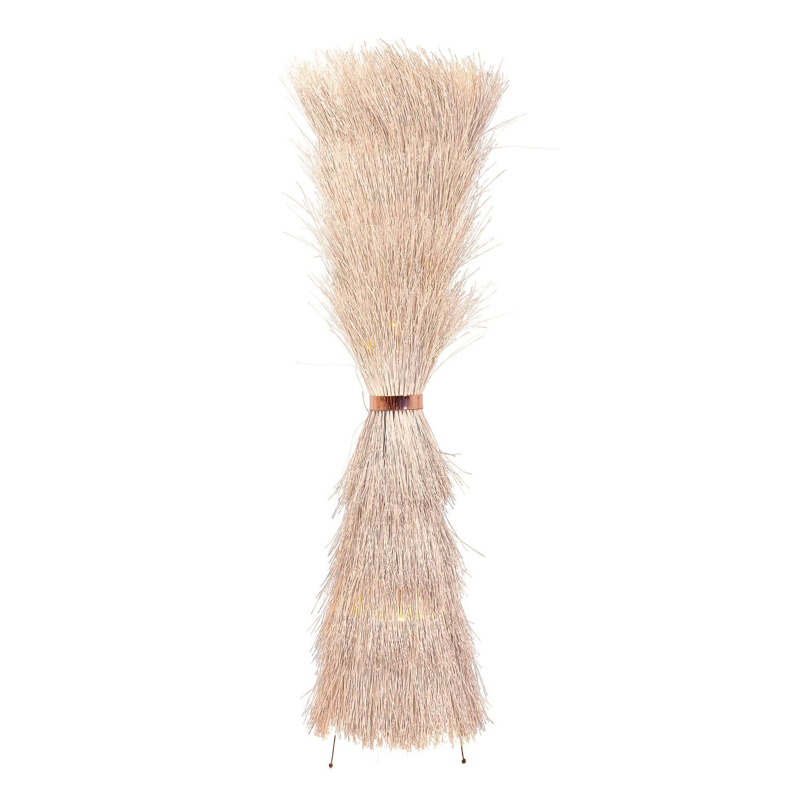 KARE Straw -lattiavalaisin rottinkia