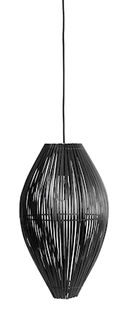 Fishtrap Bambu M Kattolamppu 45x28 cm - Musta