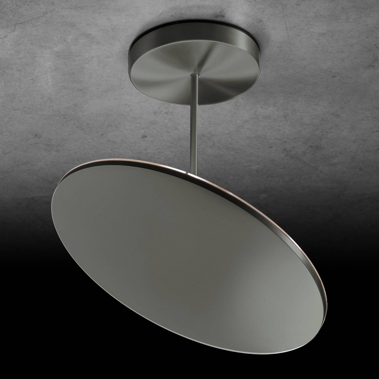 Holtkötter Plano XL -LED-kattovalaisin, platina