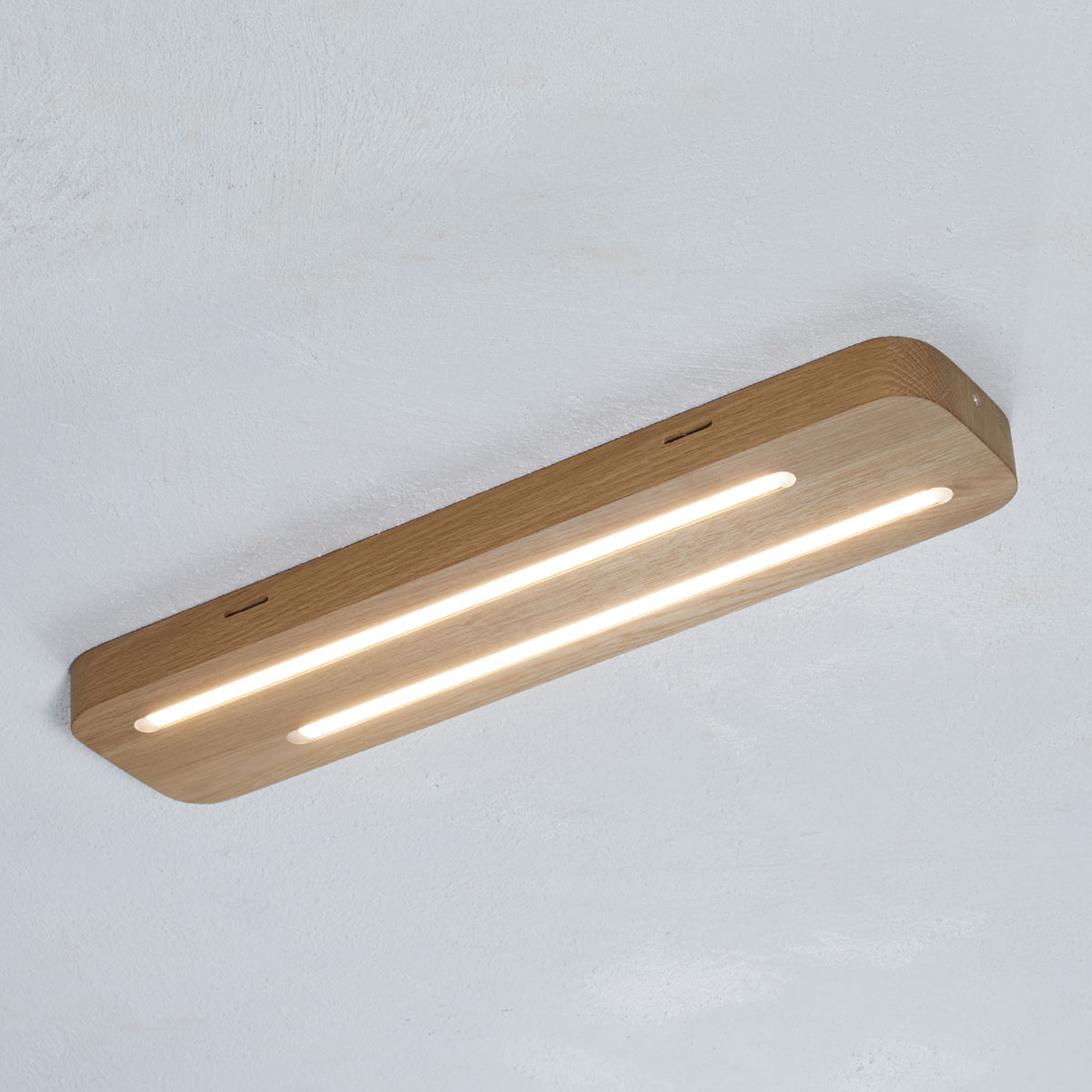 LED-kattolamppu Plafond Holz tammea