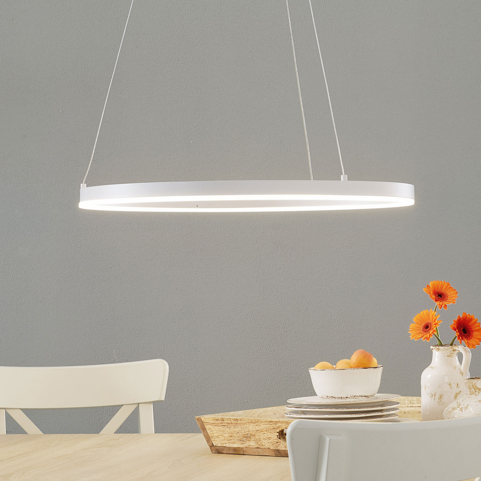 LED-kattovalaisin Vaasa, himmennettävä, valkoinen